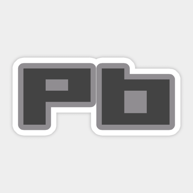 Jaded Raver "Pb" design Sticker by jadedraver